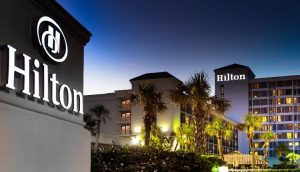 Hilton Galveston Island Resort has rooms with balconies