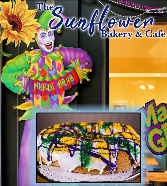 sunflower bakery king cake