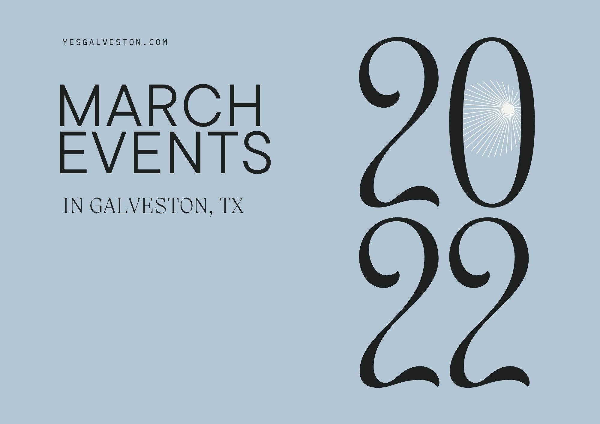 Galveston in March