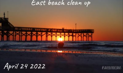 east beach clean up