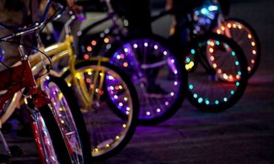 island bicycle night glow ride