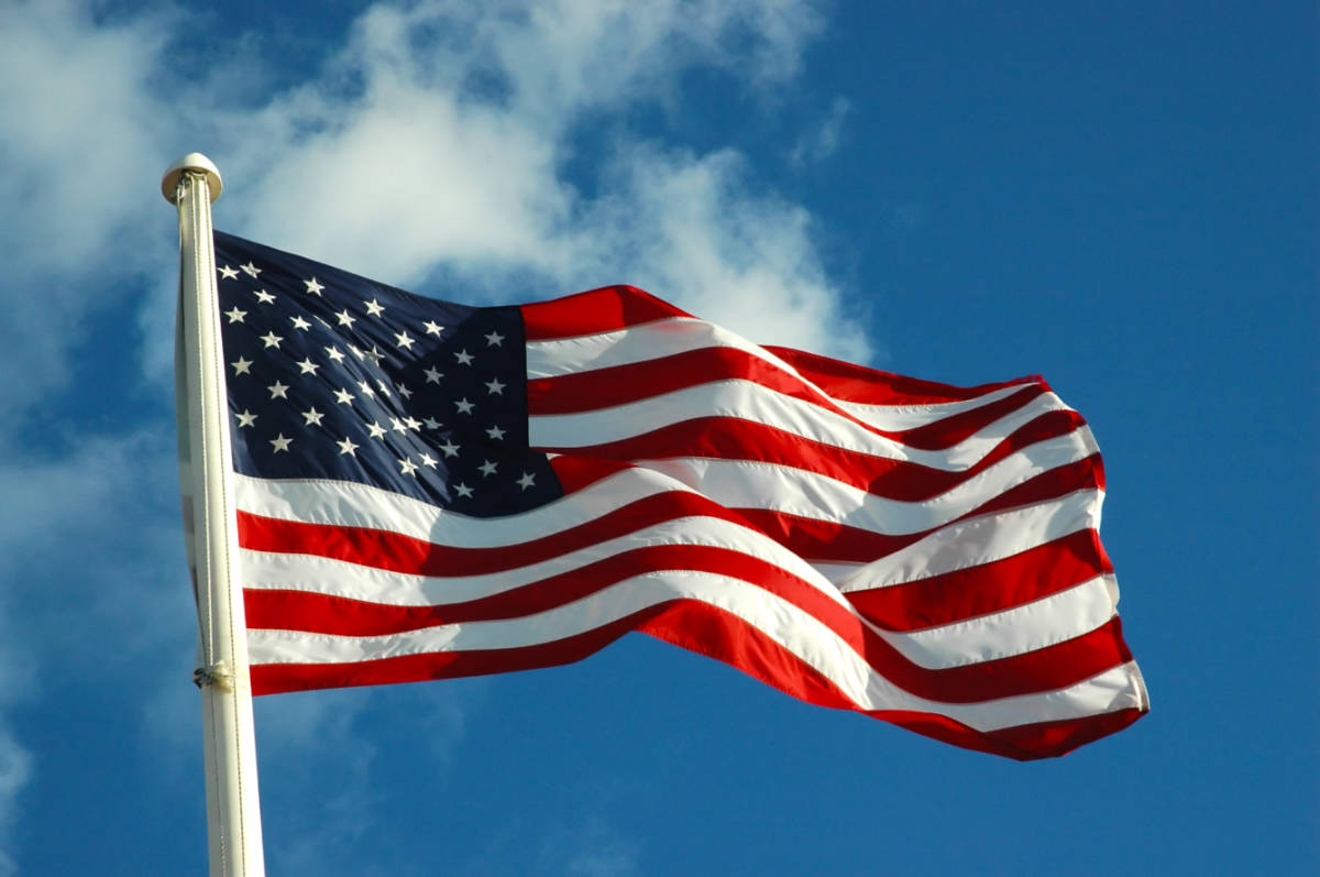 July 4th American Flag